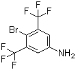4-Bromo-3,5-bis(trifluoromethyl)aniline molecular structure (CAS 268733-18-2)