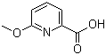 structure of CAS# 26893-73-2, 6-甲氧基吡啶-2-羧酸