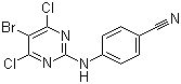 CAS # 269055-75-6, 4-[(5-Bromo-4,6-dichloro-2-pyrimidinyl)amino]benzonitrile