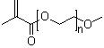 CAS # 26915-72-0, Methacrylic acid ester with polyethylene glycol methyl ether, alpha-(2-Methyl-1-oxo-2-propenyl)-omega-methoxypoly(oxy-1,2-ethanediyl),  RMA 150M, RMA 300M, RMA 450M, Rohamere 6850O, SR 550, Sartomer SR 550, UA 4100