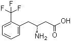 CAS # 269396-76-1, (R)-3-Amino-4-(2-trifluoromethylphenyl)butanoic acid, (betaR)-beta-Amino-2-(trifluoromethyl)benzenebutanoic acid