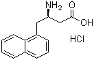 structure of CAS# 269398-88-1, (R)-3-氨基-4-(1-萘基)丁酸盐酸盐