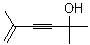 CAS # 2696-26-6, (Isopropenylethynyl)dimethylcarbinol, 2,5-Dimethylhex-5-en-3-yn-2-ol, Dimethyl(isopropenylethynyl)carbinol
