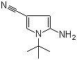 structure of CAS# 269726-49-0, 5-氨基-1-叔丁基-1H-吡咯-3-甲腈