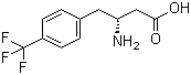 CAS # 269726-76-3, (R)-3-Amino-4-(4-trifluoromethylphenyl)butanoic acid, (betaR)-beta-Amino-4-(trifluoromethyl)benzenebutanoic acid