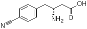 CAS # 269726-85-4, (R)-3-Amino-4-(4-cyanophenyl)butanoic acid, (betaR)-beta-Amino-4-cyanobenzenebutanoic acid