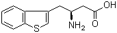 structure of CAS# 270063-44-0, (S)-3-Amino-4-(3-benzothienyl)butanoic acid