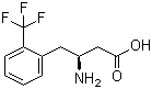 structure of CAS# 270065-73-1, (S)-3-Amino-4-(2-trifluoromethylphenyl)butanoic acid
