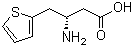 structure of CAS# 270065-91-3, (S)-3-氨基-4-(2-噻吩基)丁酸