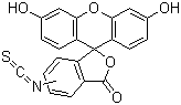 structure of CAS# 27072-45-3, Fluorescein isothiocyanate