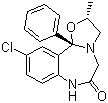 CAS # 27167-30-2, trans-Oxazolam, trans-10-Chloro-2,3,7,11b-tetrahydro-2-methyl-11b-phenyl-oxazolo[3,2-d][1,4]benzodiazepin-6(5H)-one