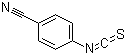 structure of CAS# 2719-32-6, 4-氰基苯基异硫氰酸酯