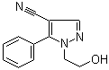 CAS # 27328-72-9, 1-(2-Hydroxyethyl)-5-phenyl-1H-pyrazole-4-carbonitrile