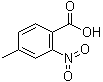 structure of CAS# 27329-27-7, 4-Methyl-2-nitrobenzoic acid