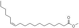 CAS # 2733-86-0, (12Z)-12-Octadecenoic acid methyl ester, Methyl cis-12-octadecenoate