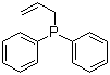 Allyldiphenylphosphine molecular structure (CAS 2741-38-0)