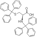CAS # 27686-50-6, N,S-Bis(triphenylmethyl)-L-cysteine, NSC 275643