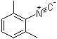 CAS # 2769-71-3, 2-Isocyano-1,3-dimethylbenzene, 1-Isocyano-2,6-dimethylbenzene, 2,6-Dimethylisocyanobenzene, 2,6-Dimethylphenyl isocyanide, 2,6-Dimethylphenylisonitrile, 2,6-Xylene isonitrile, 2,6-Xylyl isonitrile