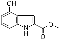 structure of CAS# 27748-08-9, 4-羟基-1H-吲哚-2-甲酸甲酯
