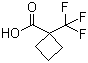 structure of CAS# 277756-45-3, 1-(Trifluoromethyl)cyclobutanecarboxylic acid