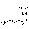 structure of CAS# 2784-89-6, 2-Nitro-4-aminodiphenylamine