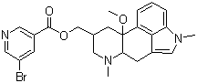 CAS # 27848-84-6, Nicergoline, 5-Bromonicotinic acid 10-methoxy-1,6-dimethylergoline-8-methyl ester
