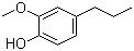 CAS # 2785-87-7, Dihydroeugenol, 2-Methoxy-4-propylphenol, 4-Propylguaiacol