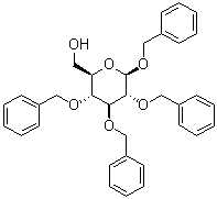 structure of CAS# 27851-29-2, 苄基 2,3,4-三-O-苄基-beta-D-葡萄糖苷