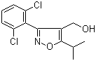 structure of CAS# 278597-30-1, [3-(2,6-二氯苯基)-5-异丙基异恶唑-4-基]甲醇