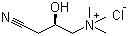 CAS # 2788-28-5, D-Carnitinenitrile chloride, (R)-3-Cyano-2-hydroxy-N,N,N-trimethyl-1-propanaminium chloride