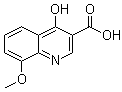 structure of CAS# 28027-18-1, 4-羟基-8-甲氧基-3-喹啉羧酸