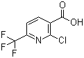 structure of CAS# 280566-45-2, 2-Chloro-6-trifluoromethylnicotinic acid