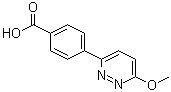 structure of CAS# 281232-88-0, 4-(6-甲氧基哒嗪-3-基)苯甲酸