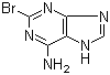 structure of CAS# 28128-25-8, 2-溴-6-氨基嘌呤