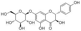 CAS # 28189-90-4, Sinensin, Aromadendrin-7-O-glucoside, Dihydrokaempferol 7-O-glucoside, Dihydrokaempferol 7-glucoside, Glucosyl-7-aromadendrin
