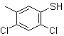 structure of CAS# 28225-88-9, 2,4-二氯-5-甲基苯硫酚