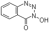 structure of CAS# 28230-32-2, 3-Hydroxy-1,2,3-benzotriazin-4(3H)-one