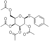 4-Methylphenyl 2,3,4,6-tetra-O-acetyl-beta-D-thioglucopyranoside molecular structure (CAS 28244-94-2)