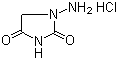 1-Aminohydantoin hydrochloride molecular structure (CAS 2827-56-7)