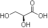 L-Glyceric acid molecular structure (CAS 28305-26-2)