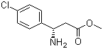 (S)-Methyl 3-amino-3-(4-chlorophenyl)propanoate molecular structure (CAS 283159-95-5)