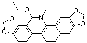 CAS 登录号：28342-31-6, 14-乙氧基-13,14-二氢血根碱