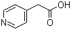 structure of CAS# 28356-58-3, 吡啶-4-乙酸