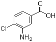 CAS 登录号：2840-28-0, 3-氨基-4-氯苯甲酸
