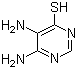 CAS # 2846-89-1, 4,5-Diamino-6-mercaptopyrimidine, 5,6-Diaminopyrimidine-4-thiol