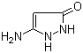 structure of CAS# 28491-52-3, 3-氨基-3-吡唑啉-5-酮