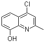 CAS # 28507-46-2, 4-Chloro-8-hydroxy-2-methylquinoline, 4-Chloro-2-methylquinolin-8-ol, 2-Methyl-4-chloro-8-hydroxyquinoline
