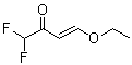 structure of CAS# 285135-89-9, (3E)-4-乙氧基-1,1-二氟-3-丁烯-2-酮