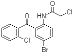 CAS 登录号：285158-15-8, N-[4'-溴-2'-(2'-氯苯甲酰基)苯基]-2-氯乙酰胺