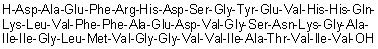 CAS # 285554-31-6, Amyloid peptide 1-46, L-alpha-Aspartyl-L-alanyl-L-alpha-glutamyl-L-phenylalanyl-L-arginyl-L-histidyl-L-alpha-aspartyl-L-serylglycyl-L-tyrosyl-L-alpha-glutamyl-L-valyl-L-histidyl-L-histidyl-L-glutaminyl-L-lysyl-L-leucyl-L-valyl-L-phenylalanyl-L-phenylalanyl-L-alanyl-L-alpha-glutamyl-L-alpha-aspartyl-L-valylglycyl-L-seryl-L-asparaginyl-L-lysylglycyl-L-alanyl-L-isoleucyl-L-isoleucylglycyl-L-leucyl-L-methionyl-L-valylglycylglycyl-L-valyl-L-valyl-L-isoleucyl-L-alanyl-L-threonyl-L-valyl-L-isoleucyl-L-valine